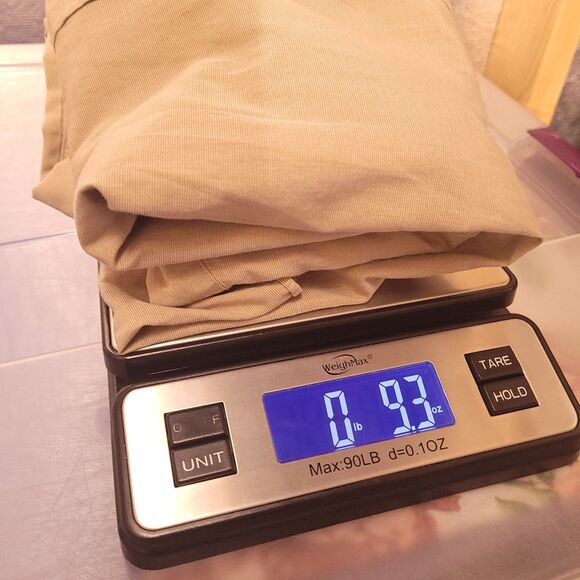 Coach Dress Shirt Mens Large Tan 80s Two Ply Cotton - Picture 12 of 12